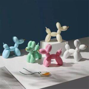 Colour Pop Balloon Dog Sculptures