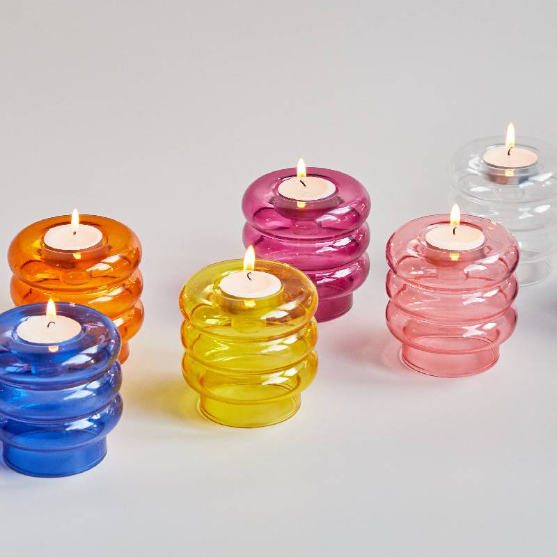 Bright two-way candle/tealight holders